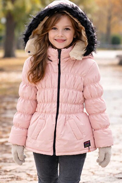 mont Şişme kız çocuk montu