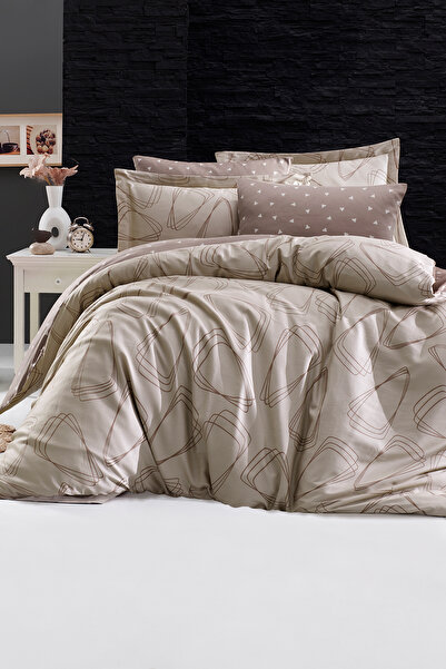 First Choice Rovena %100 Pamuk Saten 200 TC (80 Tel) Tek Kişilik Nevresim Takımı