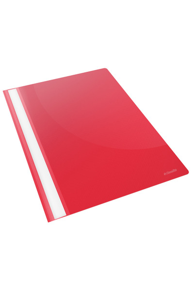 Esselte Plastic Slide File Red 25/Set