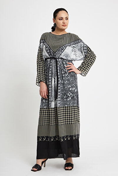 VERDA Дълга рокля с шарки