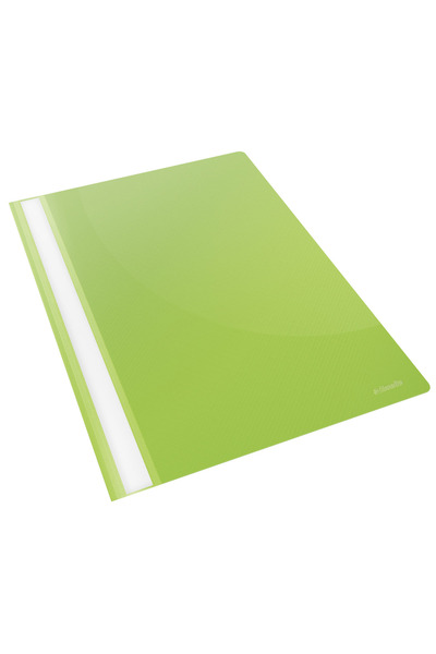 Esselte Plastic Slide File Green 25/Set