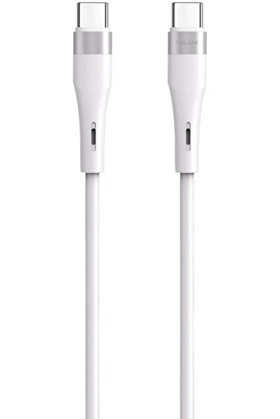 telux كابل HYPERX بقوة 60 واط من نوع USB-C إلى USB-C بطول 1.2 متر، مطلي بالسي...