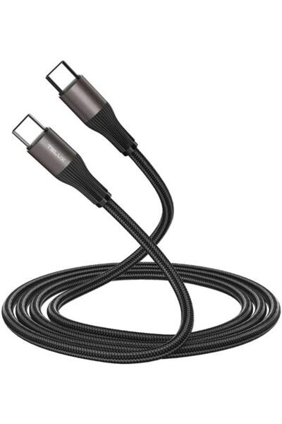 telux SYNCX 60W USB-C to USB-C 1.2m, 10000+ Bend Lifespan, 480Mbps Data Transfer Charging Cable