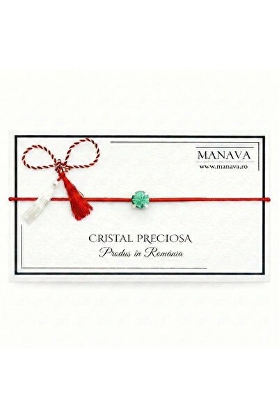 MANAVA 5 x Preciosa Crystal Martisor Mint Green