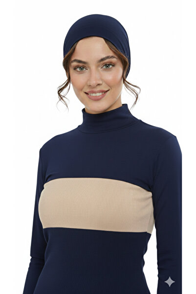 Sonbaharmoda Turtleneck Hijab Neck Collar with Sleeves Multi-Purpose Savior B...