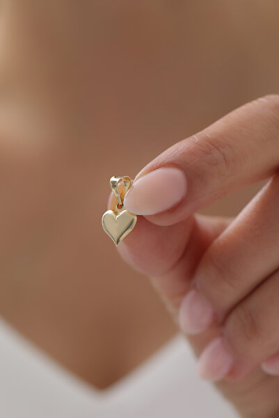 Kado Kuyumculuk 14 Ayar Altın Kalp Kolye Ucu