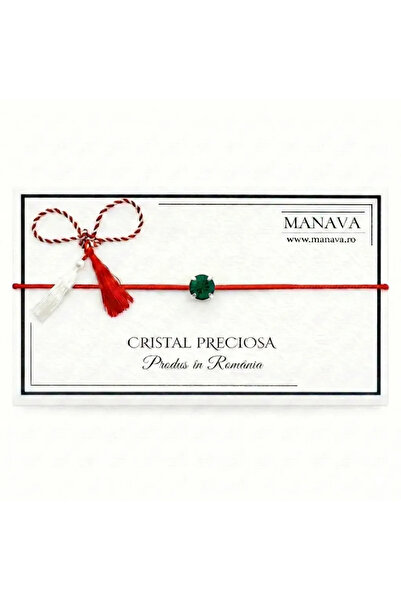 MANAVA 5 x Preciosa Emerald Crystal Martisor