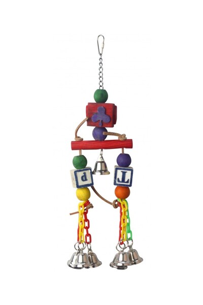 Vanpet لعبة طيور طبيعية ونظيفة من بادو - 41 × 10 سم