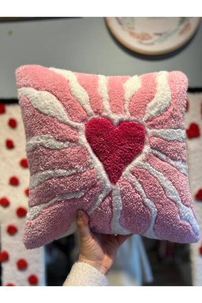Craft Craftsi̇s Punch Tufting Embroidery Cushion Cover