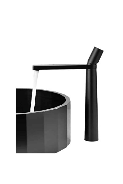 OEM AquaSwift High Sink Faucet, Countertop Mount, Round Model, Matte Black