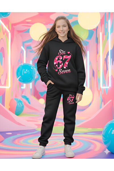 stil x Six Seven Printed Girls' Tracksuit Set, 67 Designs