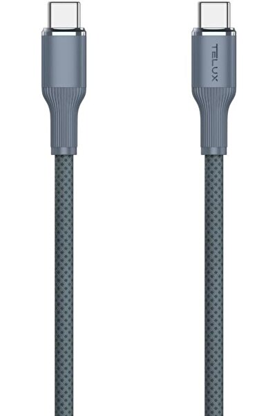 telux SWIFTX 100W USB-C to USB-C Charging Cable 1m, Nylon Braid, 10K+ Bend Li...