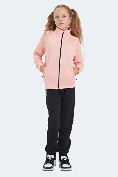 Slazenger مجموعة بدلة رياضية NEXT IN للفتيات مكونة من ياقة مرتفعة متوسطة الطو...