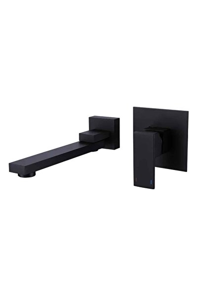 OEM Baterie chiuvetă încorporată, cioc pivotant, negru mat