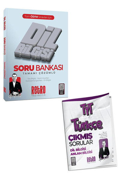 RETRO YAYINCILIK 2026 Model Tüm Adaylar İçin Dil Bilgisi Soru Bankası Türkçe ...