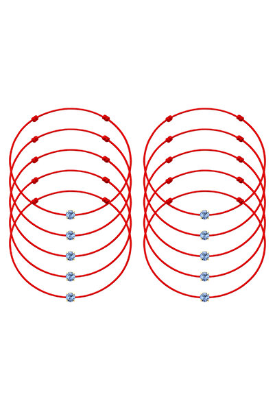 MANAVA 10 Preciosa Crystal Martisor Light Sapphire