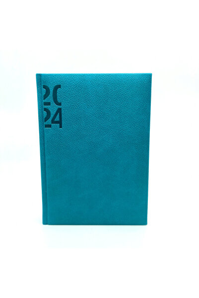 Herlitz 2024 DeLuxe dated diary, A5 format, 352 pages, turquoise color