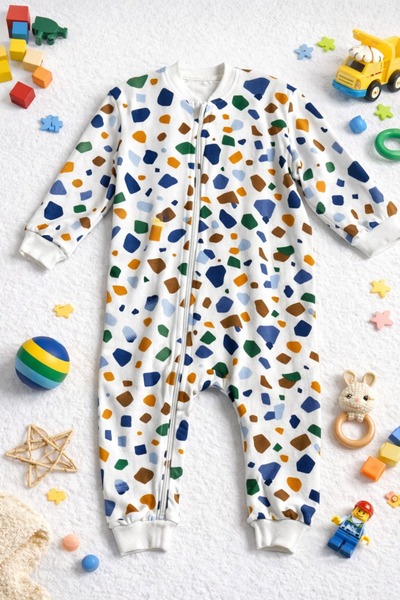 Luna Desenli Çift Kat Uyku Tulumu