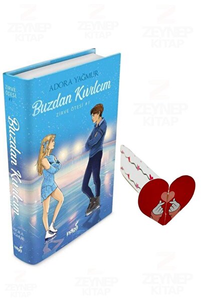 İndigo Kitap Buzdan Kıvılcım(CİLTLİ)Özel Tasarım Kalp Ayraç Hediyeli