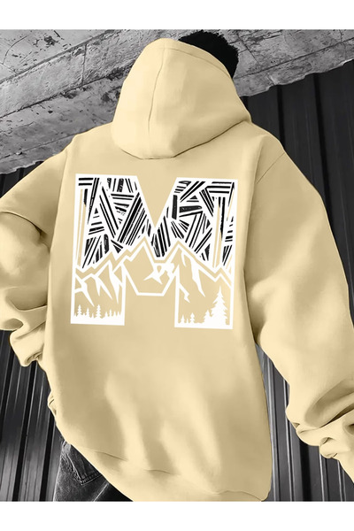 ALEYZA MODA Unisex Men/Women m Letter Back Colorful Custom Printed Cotton Ove...