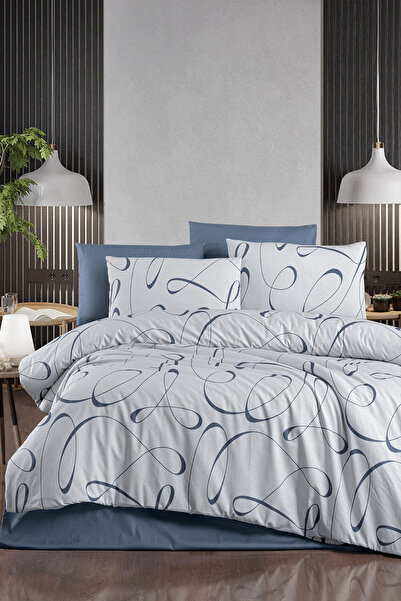 First Choice طقم غطاء لحاف فردي من Alfeo مصنوع من القطن بنسبة 100%، 150 TC (5...