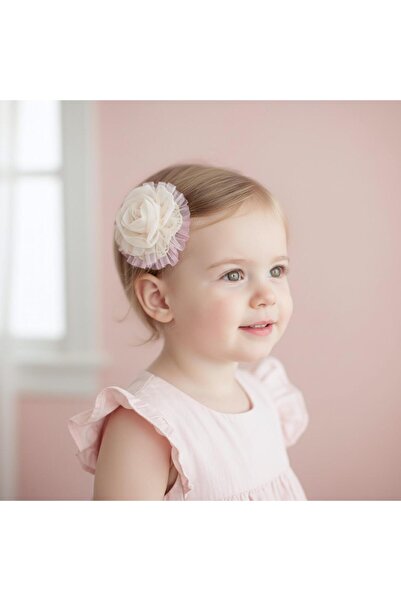 BİLGEN Style Bandană elastică cu cataramă trandafir pentru fete. Prețul este ...