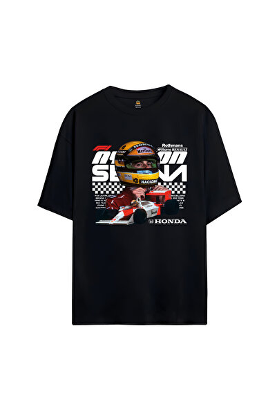 SVART WEAR Ayrton Senna Printed Oversize T-Shirt