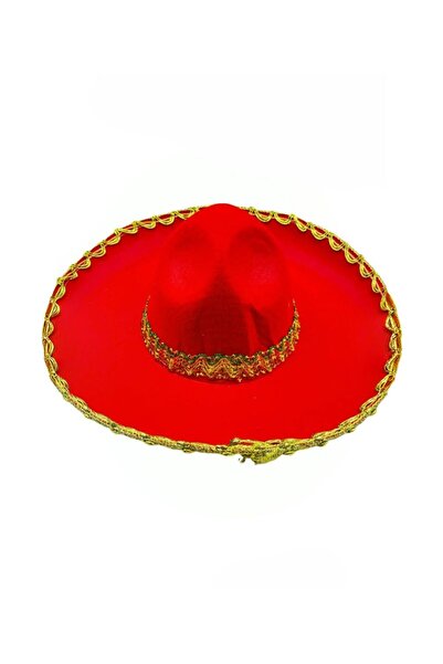 PARTİ SEPETİ Κόκκινο Μεξικάνικο Καπέλο για Πάρτι