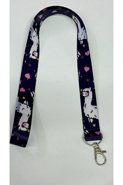 Class Üniforma Boyun İpi | Lama Desenli Sağlık ve Kurumsal Kullanım