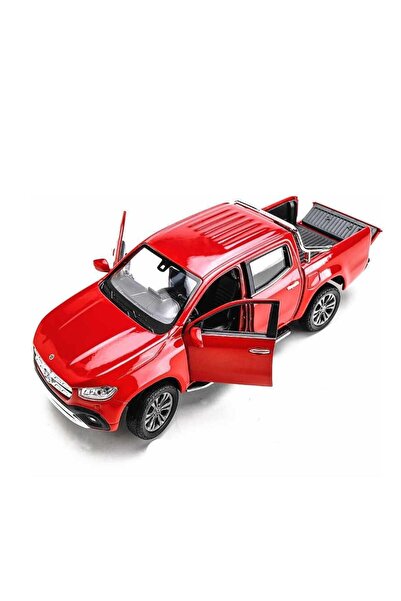 WELLY Collection 1 / 24 Scale Mercedes X Class Red Off-Road Vehicle Model Met...