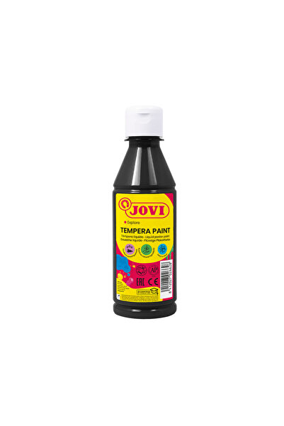 Jovi Tempera lichidă pe bază de apă, 250 ml - Negru
