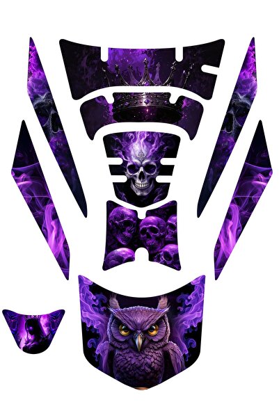 Honda Pcx Mor Tank Pad 2018-2020 Uyumlu