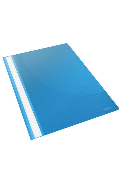 Esselte Plastic Slide File Light Blue 25/Set