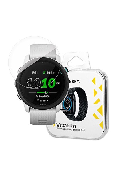 WOZINSKY Tempered Glass 9H Screen Protector for Garmin Forerunner 745 - Clear