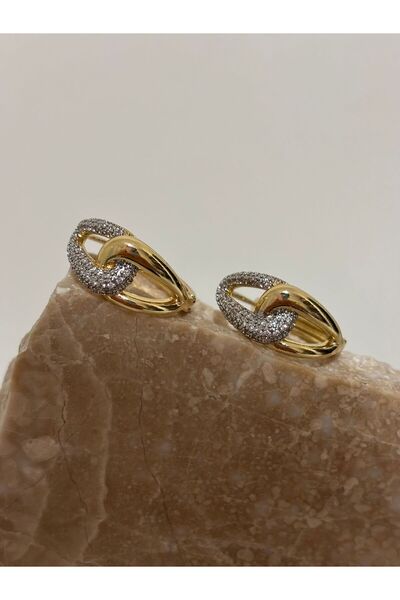 stainless steell Düğüm Model Halka Çelik Küpe