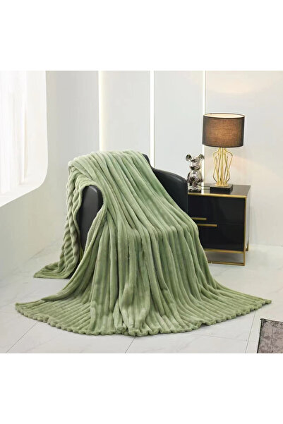 FIONNA.RO Cocolino Blanket Stripes Medium Thickness - Absinthe Green