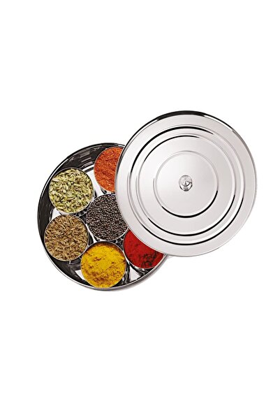 Neelam Stainless Steel Masala Box Set of 10 Pieces - 825 ml