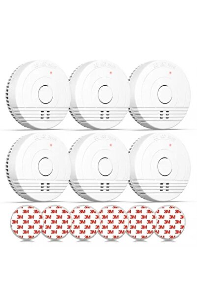 Andyssey Smoke Detector Photoelectric Sensor, Magnetic Holder – Fire Alarm Pa...