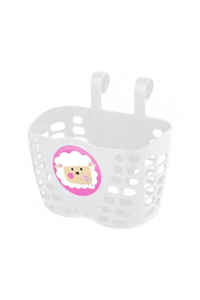 KELLYS BIKES Bike Basket KLS Buddy, white, sheep
