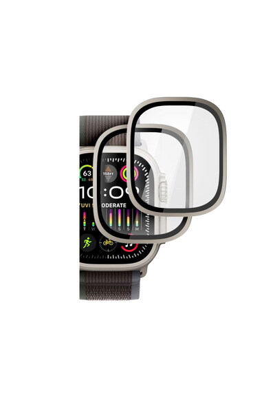 HOFI 9H Tempered Glass Screen Protector for Apple Watch Ultra 49mm, 2-Pack