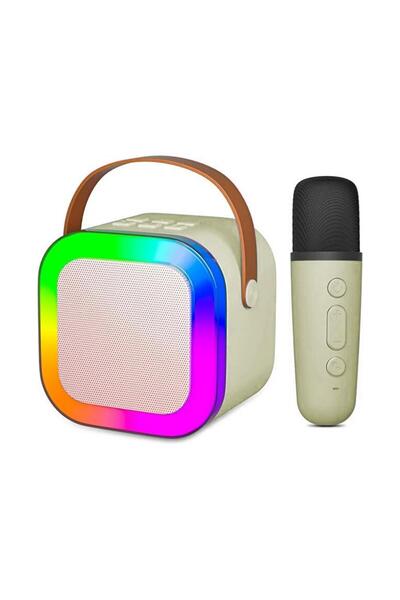 Mi7a Kablosuz Mikrofonlu Karaoke Sound System Taşınabilir Müzik Kutusu