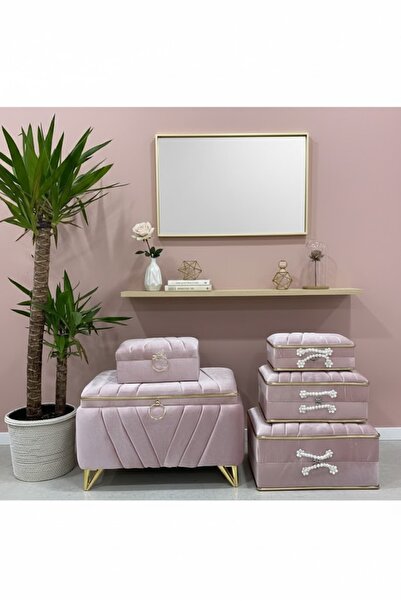 Duru Çeyiz Sandıkları Düğün Çeyiz Sandığı 5 Li Set