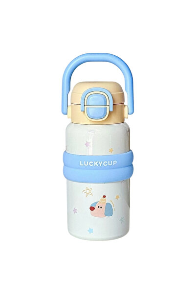LITTLE ANGEL - Kids Water Bottle 550 Ml 316 Stainless Steel Straw Cup