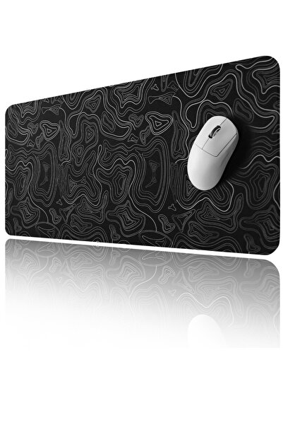 Sarftech Black Contour Speed Hızlı Yüzey Kaymaz Taban Gaming Oyuncu Mouse Pad Oyuncu Gaming Mousepad