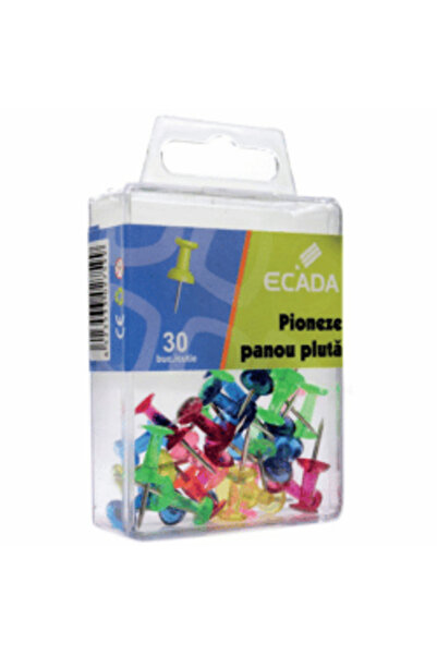Ecada Cork board push pins 30pcs/box