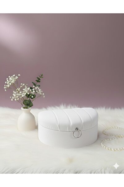 Duru Çeyiz Sandıkları Lüks Kadife Makyaj Bohça Çeyiz Sandığı