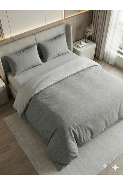 Miabella Home Pamuklu Çift Kişilik Nevresim Takımı Lastikli Çarşaflı Çift Kişilik Nevresim Takımı Nevresim Seti
