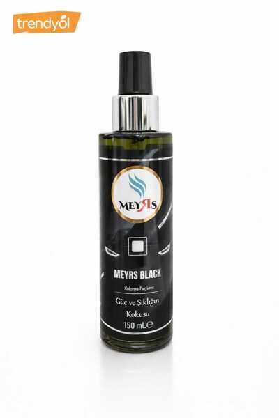 MEYRS 150 ml Parfümlü Kolonya - Black - Uzun Kalıcılık - Renkli Şişe