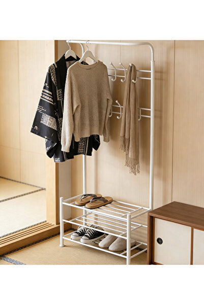 Bleco Multi-functional wall-mounted vintage coat and hat metal hook rack with...