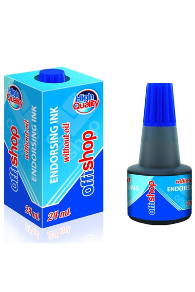 Offishop Tus stampila albastru , 24 ml -